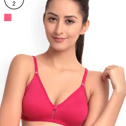 floret Pack of 2 Non-Padded Non-Wired T-shirt Bras image 1