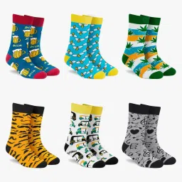 dynamocks Pack of 6 Socks image 1