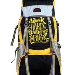 leather world Typographic Print Rucksack image 1