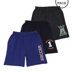 lil cupid Pack of 3 Shorts with Contrast Taping image 1