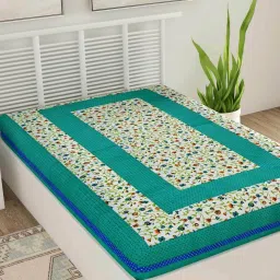 uniqchoice 150 TC Floral Print Single Bedsheet image 1