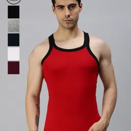 lux cozi Pack of 5 Sleeveless Vests image 1