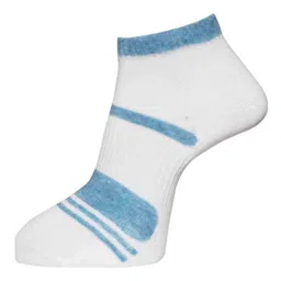 dollar Pack of 3 Stripped Ankle-Length Socks image 1