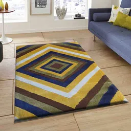 presto Geometric Pattern Polyester Carpet image 1