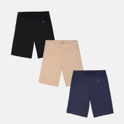 twin birds Pack of 3 Shorts with Elasticated Wiast image 1