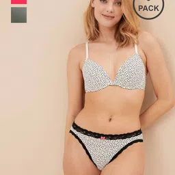 marks & spencer Pack of 3 Printed T-Shirt Bras image 1