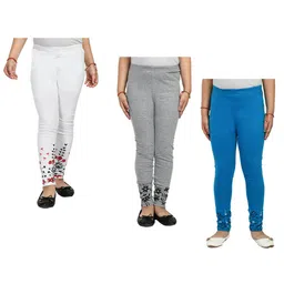 indiweaves Pack of 3 Floral Print Leggings image 1