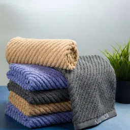 nautica Set of 6 Striped Cotton Hand Towels 24" x 16" image 1