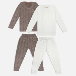 trampoline Pack of 2 Striped Thermal Sets image 1