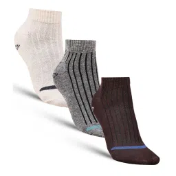 dollar Pack of 3 Ribbed Ankle-Length Socks image 1