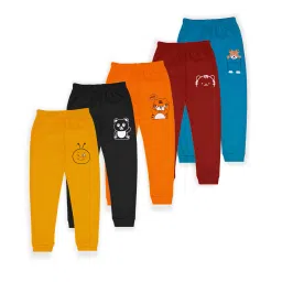 j & jp Pack of 5 Joggers with Graphic Print image 1