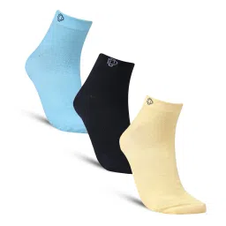 dollar Women Pack of 3 Knitted Ankle-Length Socks image 1