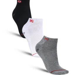 dollar Men Pack of 3 Logo Print Ankle-Length Socks image 1