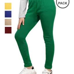 indiweaves Pack of 5 Leggings with Elasticated Waistband image 1