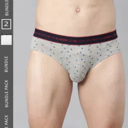 force nxt Men Pack of 2 Micro Print Briefs image 1