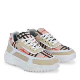 clog london Women Colour-Block Heeled Lace-Up Casual Shoe image 1