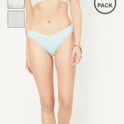 max Pack of 3 Women Mid-Rise Bikinis image 1