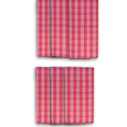 athom living Set of 6 Checked Bath Towels 53" x 25" image 1
