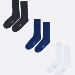 air garb Pack Of 3 Men Ribbed Mid-Calf Length Socks image 1