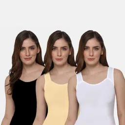 intimacy Women Pack of 3 Round-Neck Tank Tops image 1