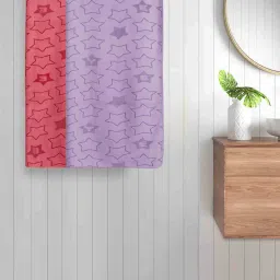 fabinaliv Set of 2 Star Print Bath Towels 43" x 23" image 1