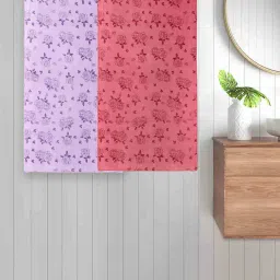 fabinaliv Set of 2 300 GSM Floral Print Bath Towels 45" x 22" image 1