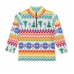 baby's pride Boys Geometric Woven Regular Fit T-Shirt image 1