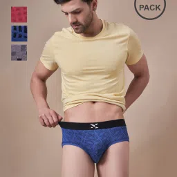 masch sports Pack of 3 Briefs with Elasticated Waistband image 1