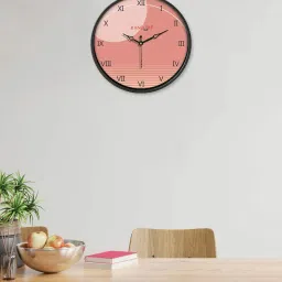 random Printed Round Shaped Wall Clock image 1