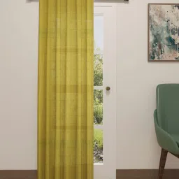 indie picks Checked Door Curtain image 1