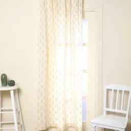 indie picks Hand Dyed Handblock Print Cotton Door Curtain image 1