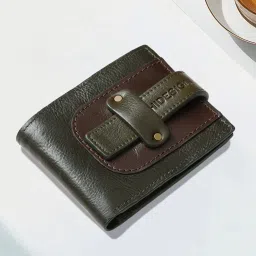 hidesign Colourblock Leather Bi-Fold Wallet image 1