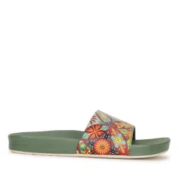 bata Women Printed Slip-On Flat Sandals image 1