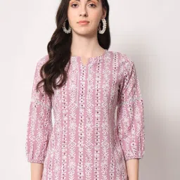 leia Women Block Print Regular Fit Top image 1