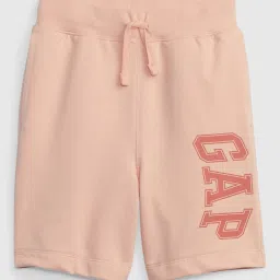 gap kids Brand Print Shorts with Drawstring Waist image 1
