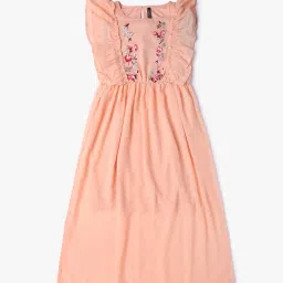 rio girls Embroidered Fit & Flare Dress image 1