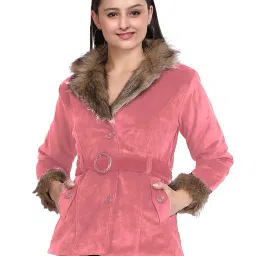 fellamo Fur Jacket with Belt image 1