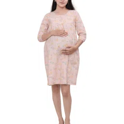 mama & bebe Women Floral Print Shift Dress image 1