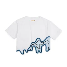 spunkies Girls Printed Round-Neck Top image 1