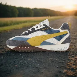 puma Unisex Panelled Rider Lace-Up Sneakers image 1