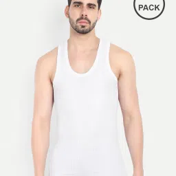 kansal Pack of 2 Men Scoop-Neck Vests image 1