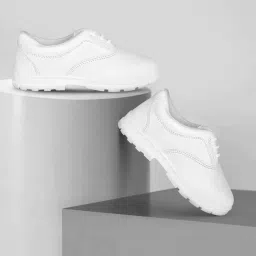 ajanta Boys Round-Toe Lace-Up Shoes image 1