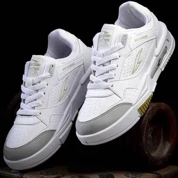 asian Men Lace-Up Sneakers with Synthetic Upper image 1