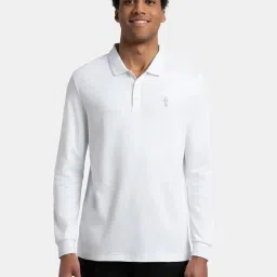 jockey Men Regular Fit Polo T-Shirt with Ribbed Hem image 1