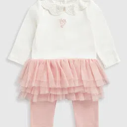mothercare Girls Highland Meadow Rompers with a Tutu Skirt Detail image 1