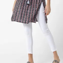 aurelia Ankle-Length Jeggings with Button Closure image 1