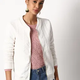 dnmx Cable Knit Bomber Jacket image 1