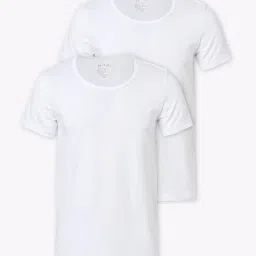 netplay Pack of 2 Solid Vests image 1