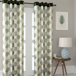 cortina eyelet curtain Set of 2 Printed Door Curtains image 1