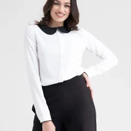 fable street Solid Full-length Sleeve Shirt image 1